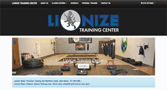 Desktop Screenshot of lionizetraining.com